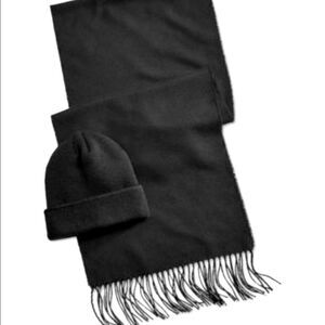 2-PC. Club Room Mens Solid Scarf  & Tipped Beanie Set